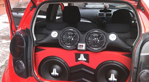 Trunk Speaker Setup